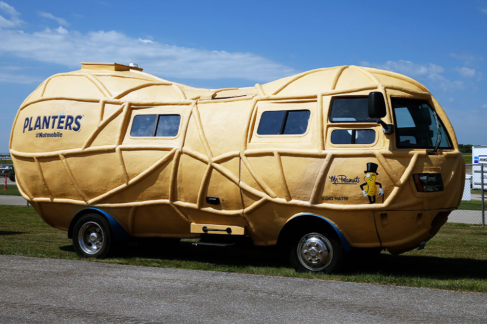 Mr. Peanut Nutmobile display car